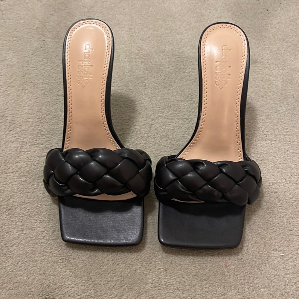 Charlotte Russe braid heels